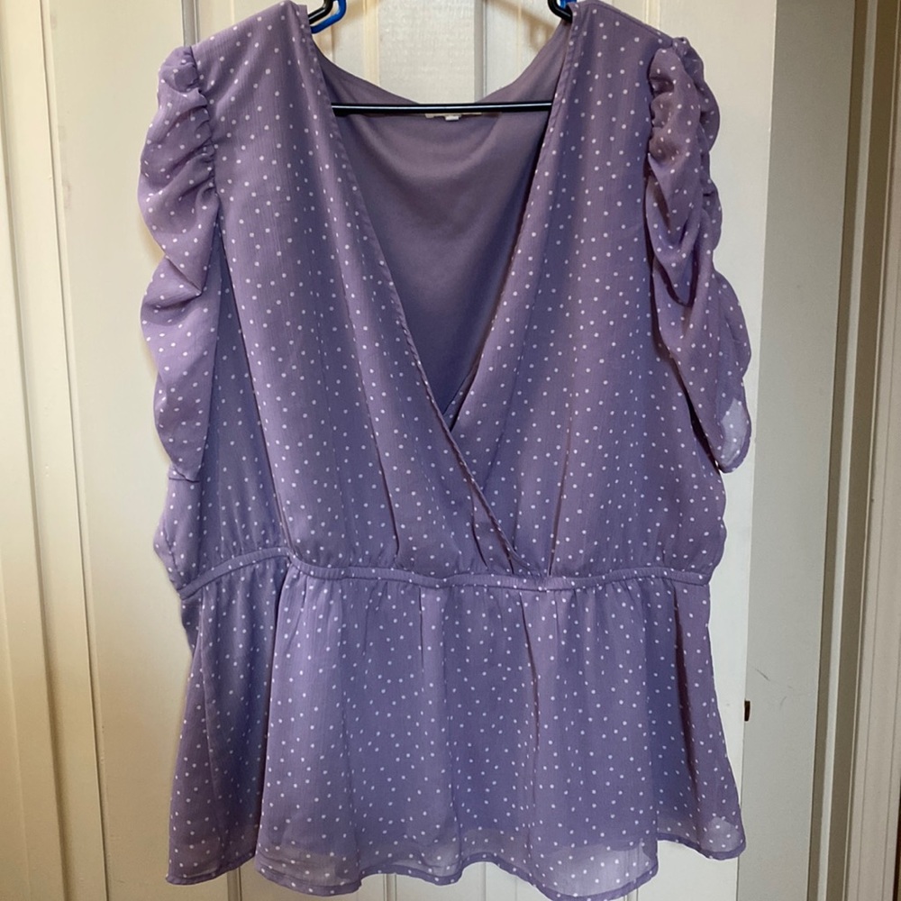 Polka Dot Blouse- Maurices 2x